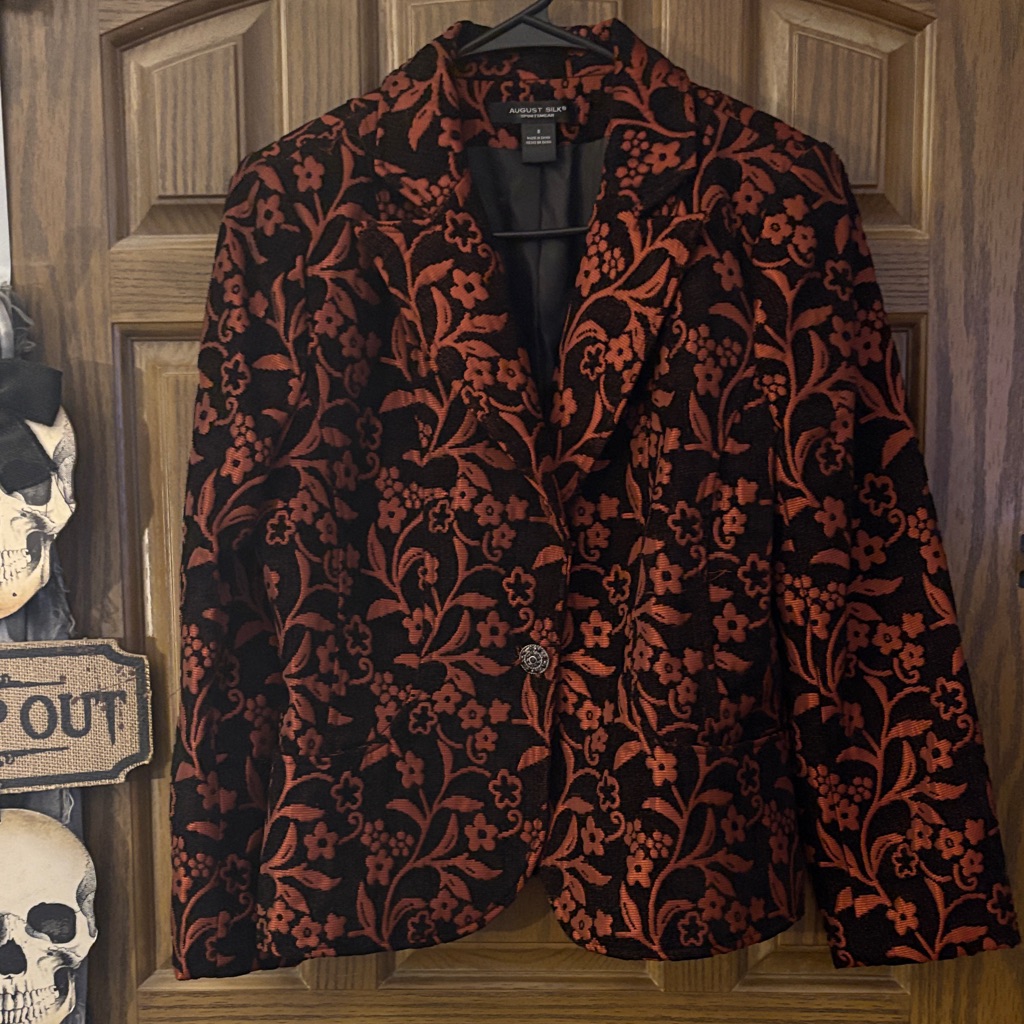 August Silk Floral Blazer